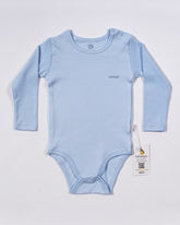 Nessiworld Bebengo BU4024 Basic Long Sleeve Bodysuit Blue
